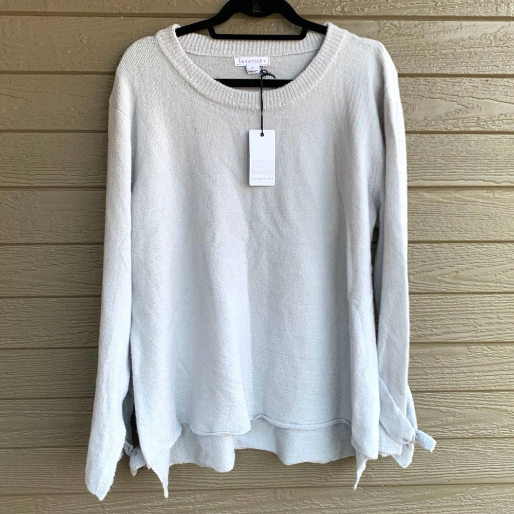 NWT [Love Richie] Gray Crewneck Sweater Size M